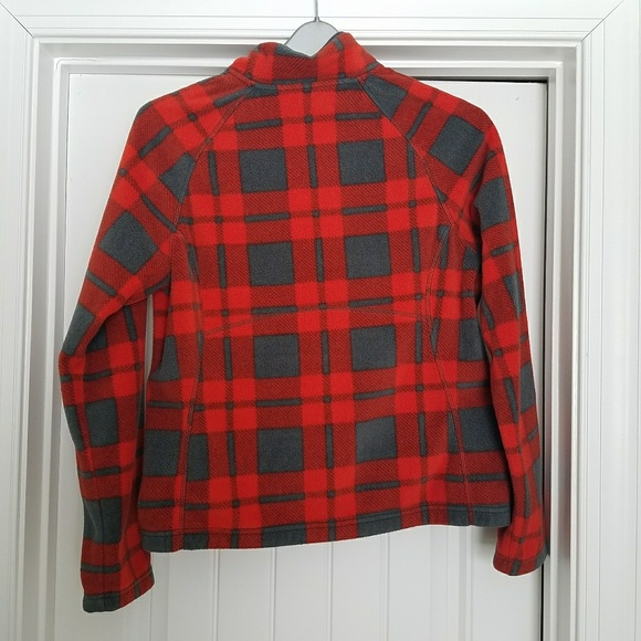 Merona | Buffalo Plaid Fleece Zip Up Jacket - Picture 4 of 5